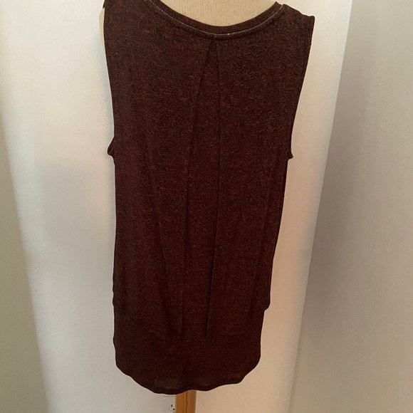 Apt. 9 maroon black heather blend blouse - Picture 4 of 6